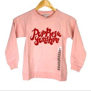 Wildfox Kids Puppies & Sunshine Sweatshirt NWT